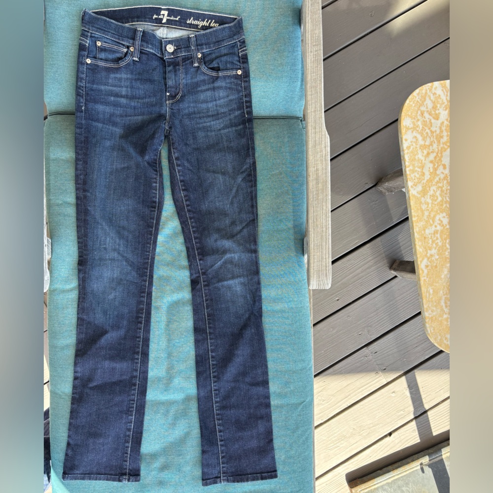 7 For All Mankind Indigo Denim Jeans